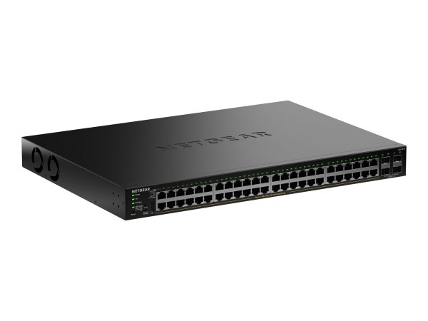 Netgear GS348TPv2 - Switch - 2+/L3 Lite - Smart - 48 x PoE++ 4 SFP - Interruttore - 1 Gbps