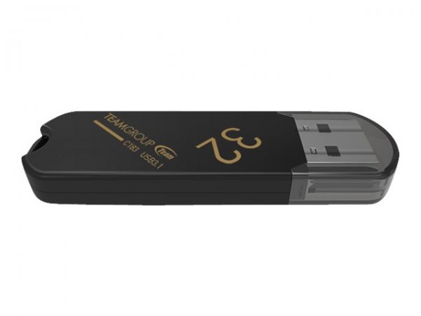 Team Group C183 - 32 GB - USB tipo A - 3.2 Gen 1 (3.1 Gen 1) - Cuffia - 7 g - Nero