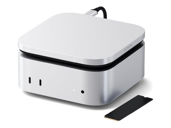 Satechi USB4 Slim NVMe SSD Enclosure silver - PCI-Express - 40 Gbps