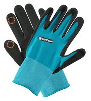Gardena 11512-20 - Guanti da giardinaggio - Nero - Blu - L - Elastan - Nitrile - Poliestere