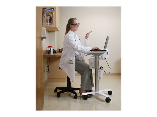 Ergotron StyleView Laptop Cart - SV10 - Carrello multimediale - Alluminio - Bianco - Computer portat