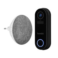 Hombli Smart Doorbell Pack - Nero - Bianco - Casa - Ufficio - IP65 - Plastica - IR - 2-vie