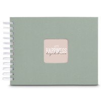 Hama Spiral-Album Fine Art 50 weiße Seiten Salbei - Bürokleinmaterial