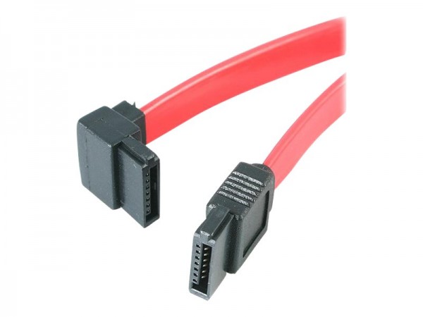StarTech.com 12in SATA to Left Angle Serial ATA Cable - Cavo - Digitale/dati