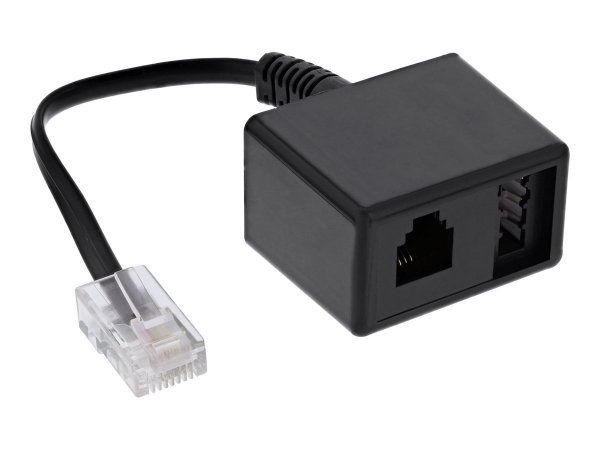 InLine Telefonadapter - RJ-45 (M) zu RJ-11, TAE-N (W)