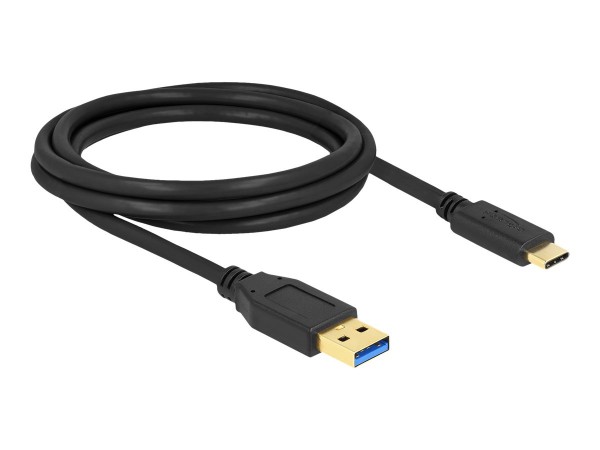Delock Cavo SuperSpeed USB (USB 3.2 Gen 2) di Tipo-A per USB Type-C da 2 m - 2 m - USB A - USB C - U