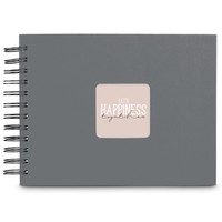 Hama Spiral-Album Fine Art 50 schwarze Seiten Steingrau - Bürokleinmaterial