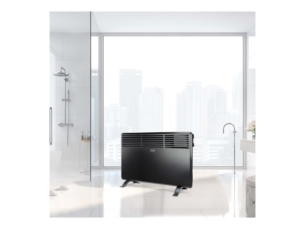 Black & Decker BXCSH1200E - Stufa elettrica a convezione - 1,5 m - IPX4 - Interno - Pavimento - Pare