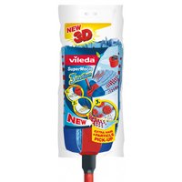 Vileda Supermocio+ manico ricambio - Mop & bucket set - Rosso - Serbatoio singolo - 1 pz