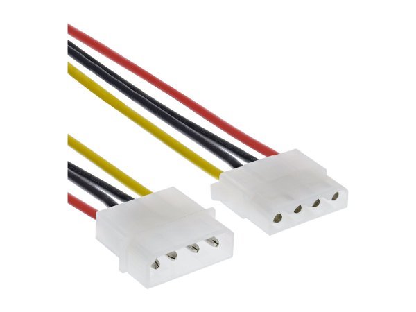 InLine Prolunga di alimentazione interna - rotondo - M-F a 4pin da 5,25” - 0,50m