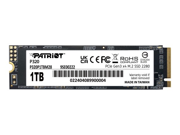 PATRIOT P320 SSD 1TB NVMe M2 2280