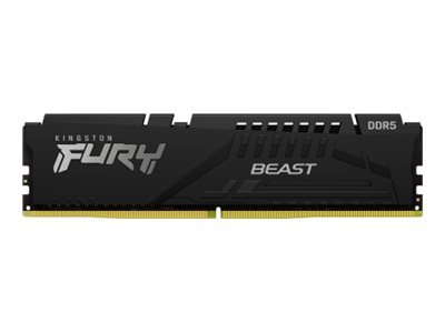 Kingston FURY Beast 64 GB 6000 MT/s DDR5 CL40 DIMM (Kit da 4) Black XMP - 64 GB - 4 x 16 GB - DDR5 -