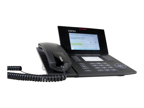 AGFEO ST 56 - IP Phone - Bianco - Cornetta cablata - 5000 voci - LCD - Blu
