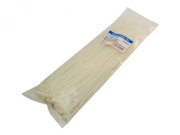 LogiLink KAB0004 - Nylon - Bianco - 300 mm - 3,6 mm - 100 pz