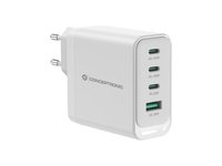 Conceptronic CARICATORE USB PD GaN a 4P da 100 W ALTHEA22W100 USB-C x 3 USB-a 1
