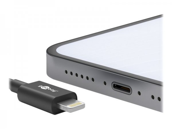 Goobay Lightning USB-C Lade- und Synchronisationskabel - Cavo - Digitale/dati