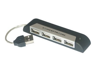 Conceptronic C4PUSB2 - USB 2.0 - 480 Mbit/s - Nero - Cina - USB - 40 mm