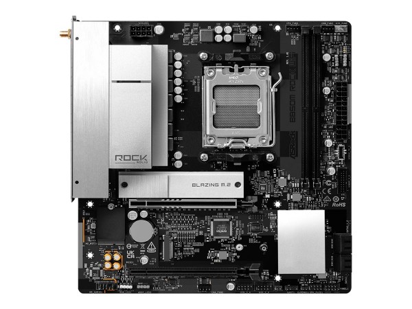 ASRock B850M Rock WiFi Micro ATX Socket AM5 AMD B850 - Scheda madre - AMD Sockel AM5 (Ryzen Zen4)