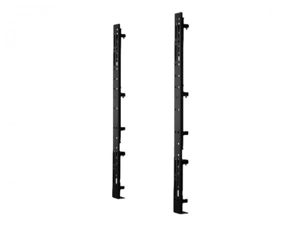 B-TECH BT8390-VESA800F - Braccio di supporto per schermo piatto - Nero - 200 kg - Parete - 182,9 cm