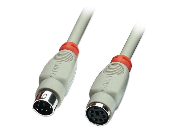 Lindy Kabel PS/2 Mini-DIN->Mini-DIN S/B/Tastatur-/Mausverlängerung - Cavo - Prolunga