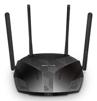 Mercusys MR80X - Wi-Fi 6 (802.11ax) - Dual-band (2.4 GHz/5 GHz) - Collegamento ethernet LAN - Nero -