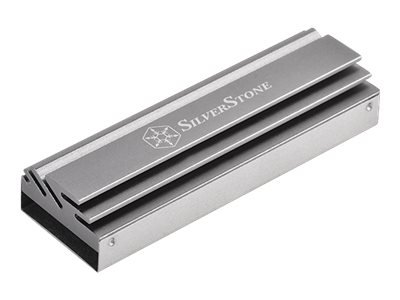 SilverStone TP04T M.2 Passivkühler Aluminium - silber - Raffreddamento Hard Drive