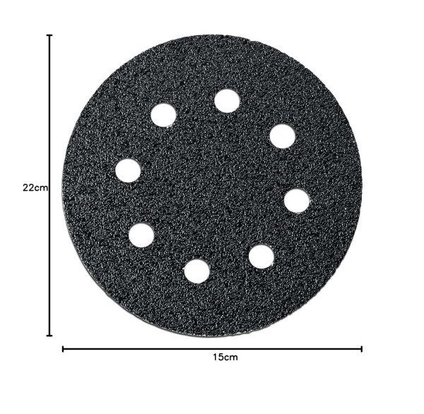 FEIN 12 Dischi abrasivi zircono grana 40, Confezione 12 pezzi