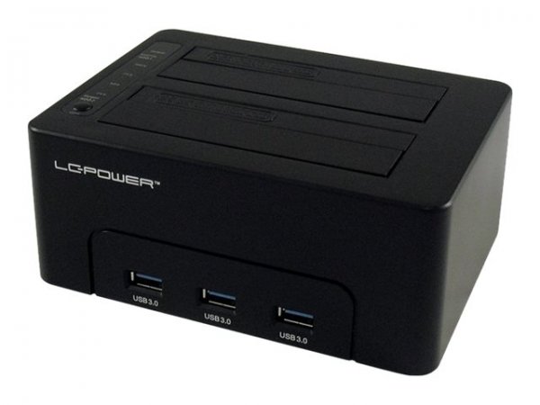LC-Power LC-DOCK-U3-HUB - HDD - SSD - SATA - Seriale ATA II - Serial ATA III - 2.5,3.5" - USB 3.2 Ge