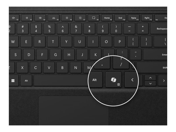 Microsoft Surface Pro KB Co pilot - Tastiera - QWERTY
