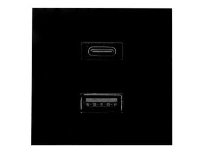 Shelly · Unterputz Zubehör· USB· Charger Schwarz