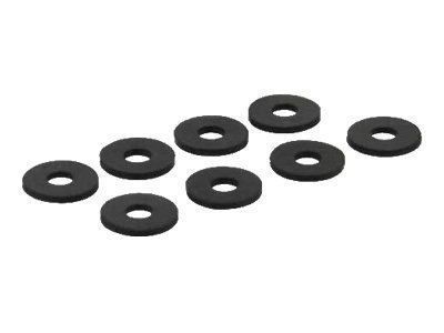 InLine Distanziale disaccoppiatore antivibrazione gomma per Hard Disk. Conf.8pz