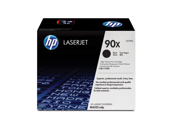 HP Toner CE390X 90X Schwarz - Originale - Unità toner