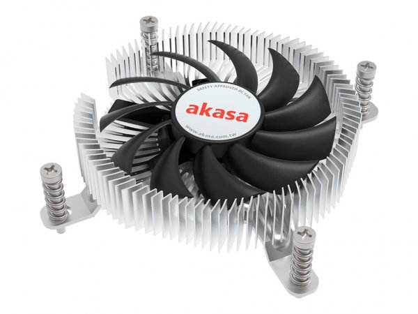 Akasa AK-CC6609EP01 Low Profile CPU-Kuehler - Sockel LGA 1700 21.8 mm Höhe - Raffreddamento Cpu - 30