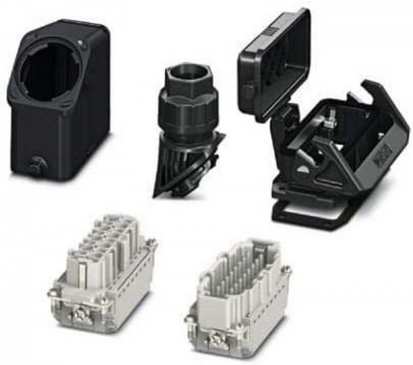 Phoenix HC Set connettore evo-b16pt-bwsc-hh-m25-plrbk