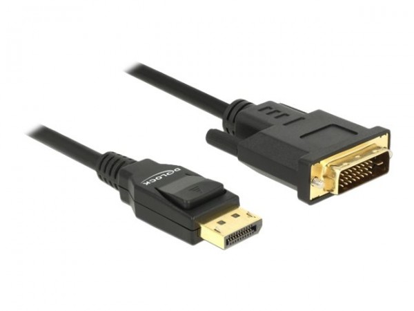 Delock 85313 - 2 m - DisplayPort - DVI-D - Maschio - Maschio - Dritto