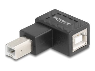 Delock 67207 - USB 2.0 Adapter B Stecker> Buchse 90° links - Adattatore
