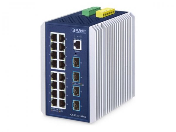 Planet Industrial Managed Switch IGS-6325-16T4X - Interruttore - 10 Gbps