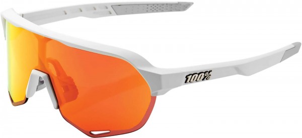 100% Speedlab 100percent S2 HiPER Mirror Lens Soft Tact Off White Red