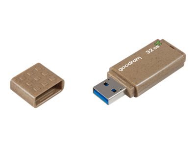 GoodRam UME3 Eco Friendly - 32 GB - USB tipo A - 3.2 Gen 1 (3.1 Gen 1) - 60 MB/s - Cuffia - Marrone