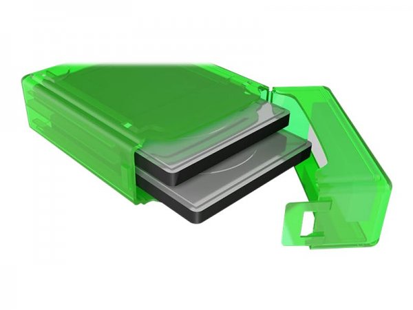 ICY BOX IB-AC6025-3 - Custodia a sacchetto - Plastica - Verde - Grigio - Bianco - 2.5" - Ogni marca