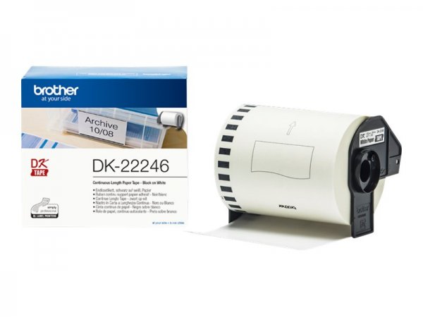 Brother DK-22246 - Nero su bianco - DK - Nero - Bianco - Termica diretta - Cina - 5 anno/i