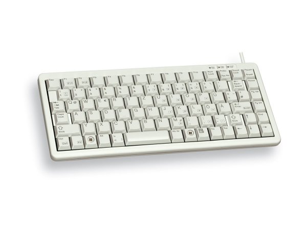 Cherry Slim Line COMPACT-KEYBOARD G84-4100 - Tastiera - QWERTY - Grigio