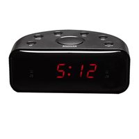 Inter Sales Denver CR-430 - Orologio - Analogico e digitale - FM - PLL - LED - 1,52 cm (0.6") - Nero
