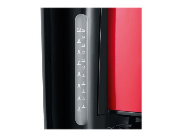 SEVERIN KA 4817 - Macchina da caffè con filtro - Caffè macinato - 1000 W - Nero - Metallico - Rosso
