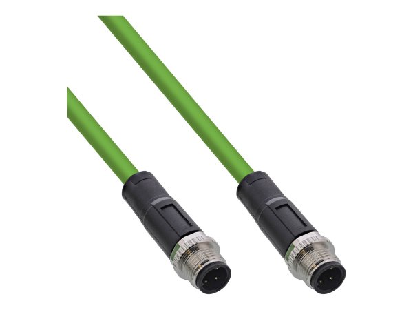 InLine Cavo di rete industriale - M12 4-pin D-coded maschio/maschio - PUR 20m