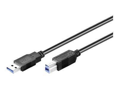 Goobay 93654 - 3 m - USB A - USB B - USB 3.2 Gen 1 (3.1 Gen 1) - 5 Gbit/s - Nero