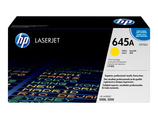 HP 645A - Gelb - Original - LaserJet - Tonerpatrone (C9732A)