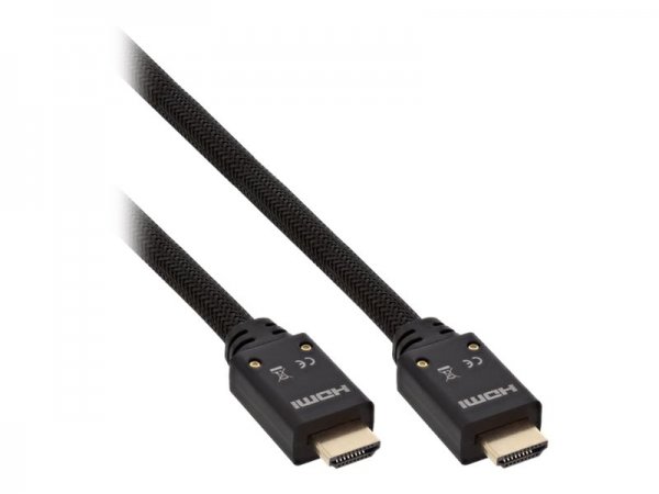 InLine Cavo HDMI - attivo - 4K2K - guaina nylon - 10m - High Speed - Ethernet