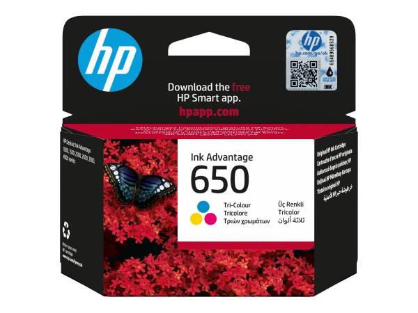HP 650 - Farbe (Cyan, Magenta, Gelb) - Original