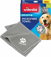 Vileda Pet Pro Microfaser Handtuch grau XL